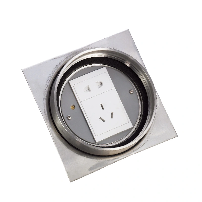 127mm Round Murfin Hidden Floor Socket Swivel Type Underfloor Sockets