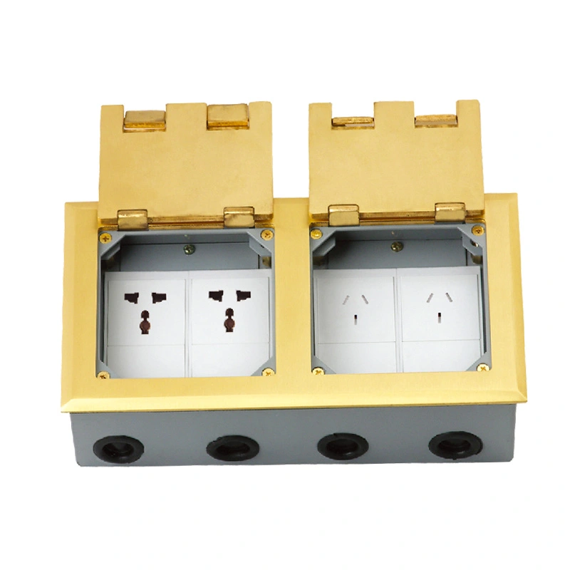 Ƙofa Biyu Buɗe Murfin Socket 12 Ƙarfin Module