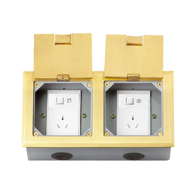 Ƙofa Biyu Buɗe Murfin Socket 8 Ƙarfin Module